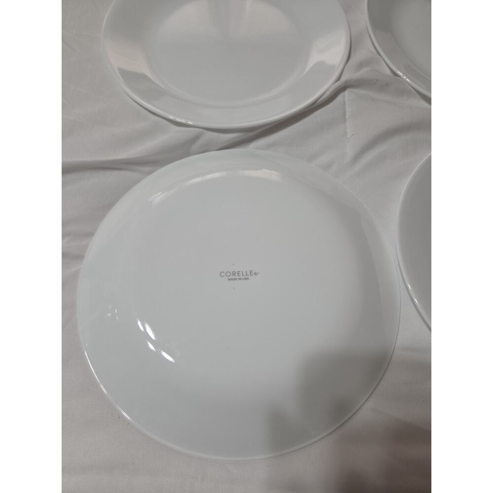 Corelle Winter Frost White 10.25" Dinner Plates, Set of 4 - Picture 4 of 4